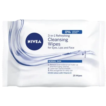 Nivea Essentials Ihonhoitotuotteet^Puhdistusliinat 25 Kpl Normaalille Iholle