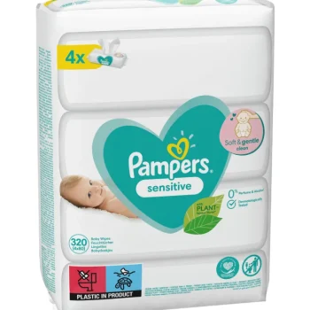 Pampers Vaipat Ja Puhdistuspyyhkeet^Puhdistuspyyhe 320 Kpl Sensitive
