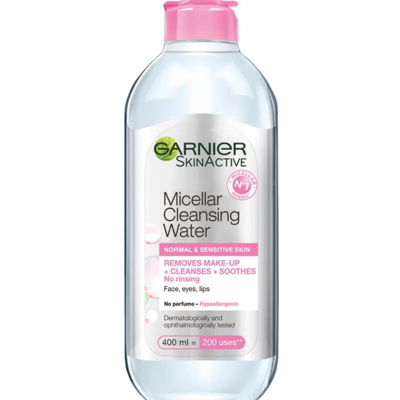 puhdistusvesi-garnier-400-ml-m-jEqFOEJz-0.webp Garnier Skin Active Ihonhoitotuotteet^Puhdistusvesi Garnier 400 Ml Micellar Normaali Ja Herkkä Iho
