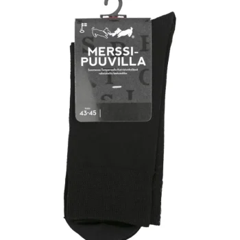 Sidoste Miesten Sukat-Pukusukat Merssipuuvillaa Musta