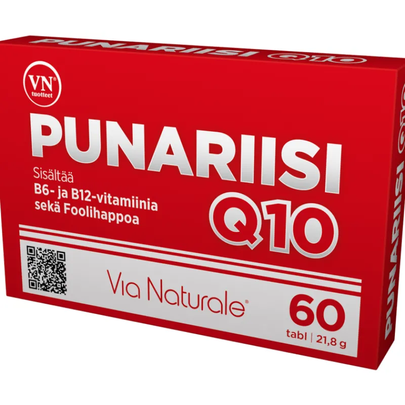 punariisi-q10-via-naturale-60-JsRBvuQX-0.webp Via Naturale Terveysravinteet Ja -valmisteet^Punariisi Q10 60 Kpl