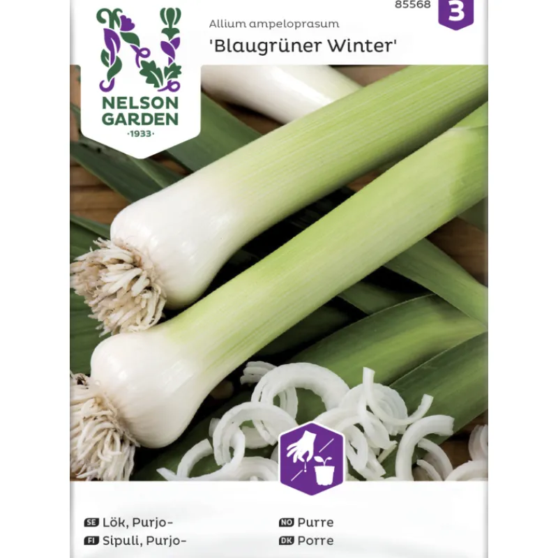 purjosipuli-siemen-nelson-gard-spBgApih-0.webp Nelson Garden Basic Kasvien Ja Nurmikonsiemenet-Purjosipuli Siemen Blaugrüner Winter