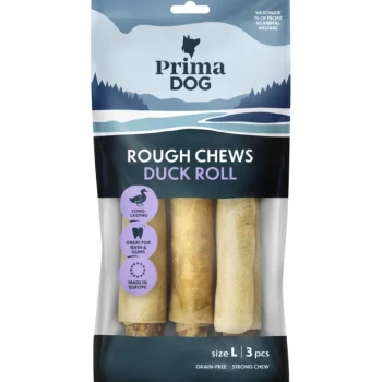Primadog Koiranruoka^Puruluu 3 Kpl 225 G Rough Chews Ankkarulla L
