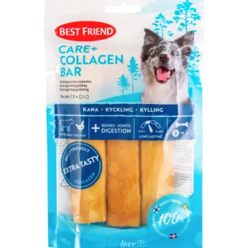 Best Friend Koiranruoka^Pururulla 3 Kpl 90 G Care+ Kollageenipuru Kana