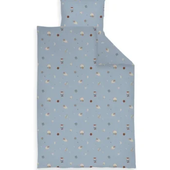 Vuodevaatteet-Pussilakanasetti 120 X 160 Cm Unimaailma Sininen