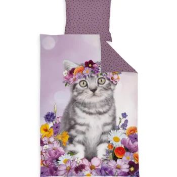 Vuodevaatteet-Pussilakanasetti 150 X 210 Cm Kukkakissa