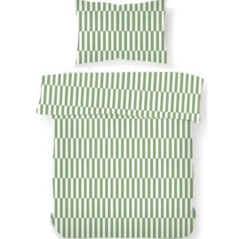 Kotikulta Vuodevaatteet-Pussilakanasetti 150 X 210 Cm Geometric Green