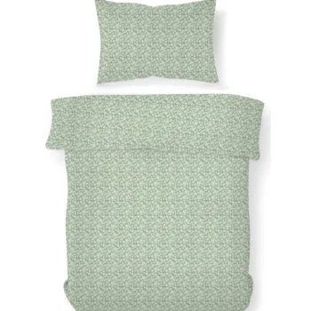 Kotikulta Vuodevaatteet-Pussilakanasetti 150 X 210 Cm Small Flower Vihreä