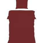 Kotikulta Selected Vuodevaatteet-Pussilakanasetti 150 X 210 Cm Raita Puuvillasatiini Punainen