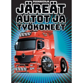 Tactic Lasten Kirjat-Puuhakirja Järeät Autot Ja Työkoneet