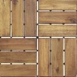 Parco Piha- Ja Parvekelaatat-Puulaatta Akaasia 30 X 30 Cm 5 Kpl