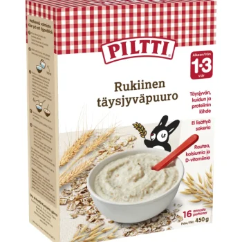 Piltti Lasten Puurot^Puurojauhe 450 G Rukiinen Täysjyvä 1-3 V