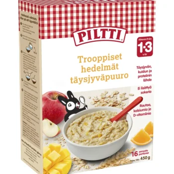 Piltti Lasten Puurot^Puurojauhe 450 G Trooppiset Hedelmät 1-3 V