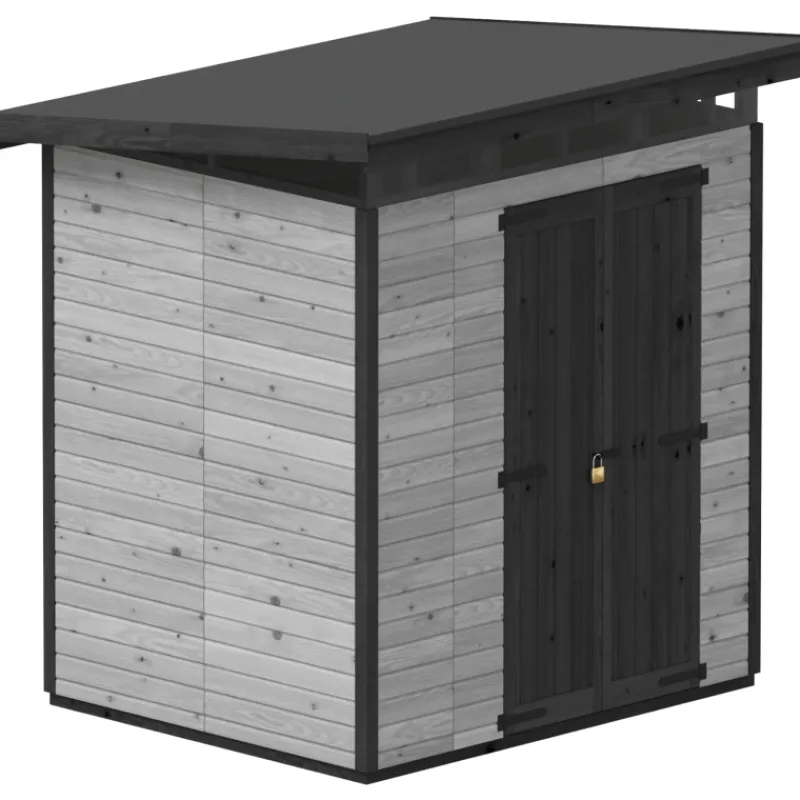 puutarhavaja-upyard-strongbox-WVcIIAWk-0.webp Upyard Piharakennukset-Puutarhavaja Strongbox L, 203 X 163 X 225 Cm, Harmaa/musta