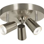 Scan Lamps Sisävalaisimet-Pyöreä Kattospotti PILOT 3-os Teräs