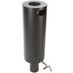 Pisla Kiuas- Ja Takkatarvikkeet-Pyöreä Vesisäiliö 25 L, Musta