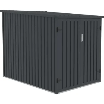 Fornorth Piharakennukset-Pyöräkatos Kahdelle Pyörälle 142 X 198 X 157 Cm, Tummanharmaa