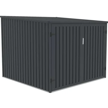 Fornorth Piharakennukset-Pyöräkatos Neljälle Pyörälle 203 X 198 X 157 Cm, Tummanharmaa