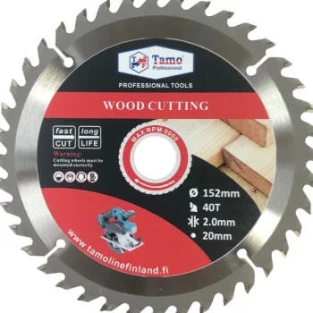 Tamo Professional Sähkötyökalujen Tarvikkeet-Pyörösahanterä 152 Mm X 40T X 20 Mm