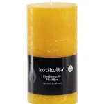 Kotikulta Kynttilänjalat Ja Kynttilät-Pöytäkynttilä 130 X 68 Mm Rustic Okra