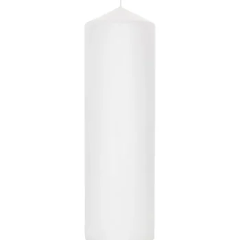 Kotikulta Kynttilänjalat Ja Kynttilät-Pöytäkynttilä 8 X 25 Cm Valkoinen