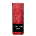 Kotikulta Kynttilänjalat Ja Kynttilät-Pöytäkynttilä Rustic 19 X 6,8 Cm Punainen