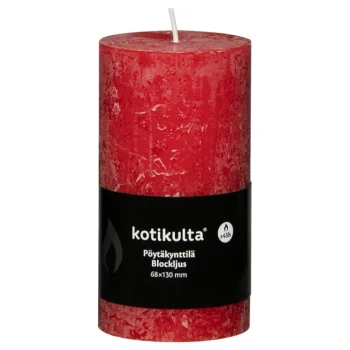 Kotikulta Kynttilänjalat Ja Kynttilät-Pöytäkynttilä Rustic 7 X 13 Cm