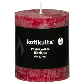 Kotikulta Kynttilänjalat Ja Kynttilät-Pöytäkynttilä Rustic 7 X 8 Cm