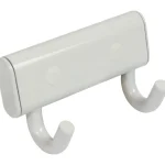 Pisla Ripustus-Pyyhenaulakko Jutta, 2 Koukkua, Valkoinen