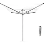 Brabantia Telineet Ja Jäteastiat-Pyykinkuivausteline Lift-O-Matic 50 M, Metallinen Maaterä