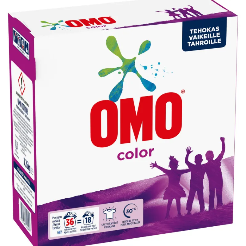 pyykinpesujauhe-126-kg-color-HowuIrXJ-0.webp Omo Pyykinpesu- Ja Huuhteluaineet^Pyykinpesujauhe 1,26 Kg Color