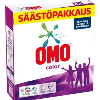 Omo Pyykinpesu- Ja Huuhteluaineet^Pyykinpesujauhe 3,72kg Color
