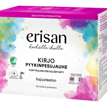 Erisan Pyykinpesu- Ja Huuhteluaineet^Pyykinpesujauhe 1 Kg Kirjo