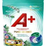 A+ Pyykinpesu- Ja Huuhteluaineet^Pyykinpesukapseli 30 Kpl Pure Senses Refresh