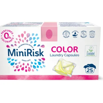 Mini Risk Pyykinpesu- Ja Huuhteluaineet^Pyykinpesukapseli 25 Kpl Color