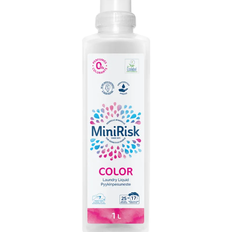 pyykinpesuneste-mini-risk-1-l-lNZCPMiB-0.webp Mini Risk Pyykinpesu- Ja Huuhteluaineet^Pyykinpesuneste 1 L Color Hajusteeton