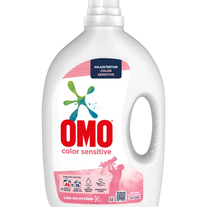 pyykinpesunestetiiviste-omo-18-eDtEuezM-0.webp Omo Pyykinpesu- Ja Huuhteluaineet^Pyykinpesunestetiiviste 1840 Ml Color Sensitive