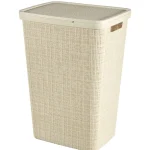 Curver S채ilytysj채rjestelm채t^Pyykkikori 58 L Jute, Beige