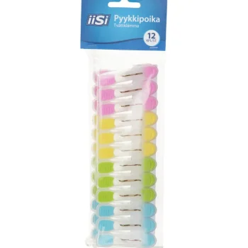 Iisi Vaatehuolto Ja -säilytys^Pyykkipoika 12 Kpl