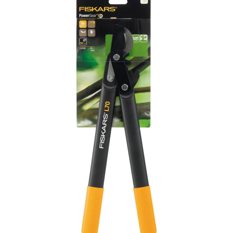 raivaussakset-fiskars-pg-s-kou-XtlbNPoc-0.webp Fiskars Puutarhasakset, -sahat Ja Viikatteet-Raivaussakset PG S, Koukkuterällä L70