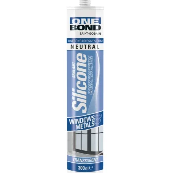 Onebond Liimat, Massat Ja Tasoitteet-Rakennussilikoni 300 Ml, Kirkas