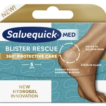 Salvequick Hyvinvointi- Ja Terveydenhoitotarvikkeet^Rakkolaastari 5 Kpl Med Blister Rescue