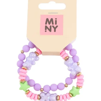 Miny Korut Ja Kellot^Rannekoru 2 Kpl Lila