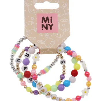 Miny Korut Ja Kellot^Rannekoru 3 Kpl Sun/Happy/Dream