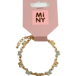 Miny Korut Ja Kellot^Rannekoru Perhoset Kullan-/hopeanvärinen