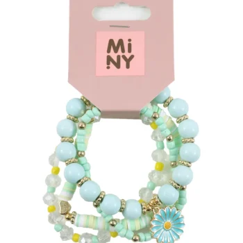 Miny Korut Ja Kellot^Rannekorusetti Minttu/kulta 4 Kpl/pkt