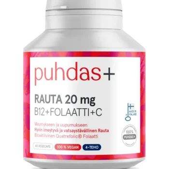 Puhdas+ Terveysravinteet Ja -valmisteet^Rauta 20 Mg 60 Kpl 25 G
