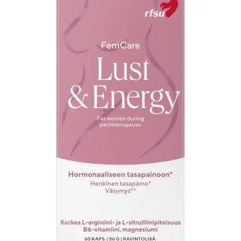 Rfsu Terveysravinteet Ja -valmisteet^Ravintolisä 60 Kpl Lust & Energy