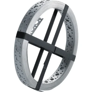 Mitek Rakennuskulmat Ja -kiinnikkeet-Reikävanne 19 X 0,7 Mm X 10 M Sinkitty