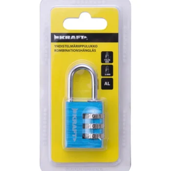 Kraft Pienrauta-Riippulukko, Sanka 30 Mm, Numeroyhdistelmä